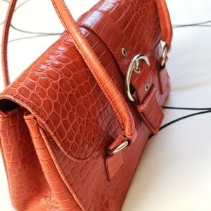 👜❤Talbots reptile skin imitation handbag👑💎